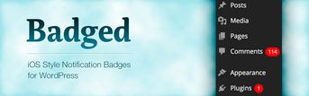 Teaser for Badged - iOS Style Notification Badges for WordPress